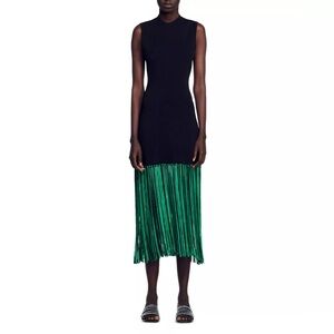 Sandro Bambie Fringe Hem Dress